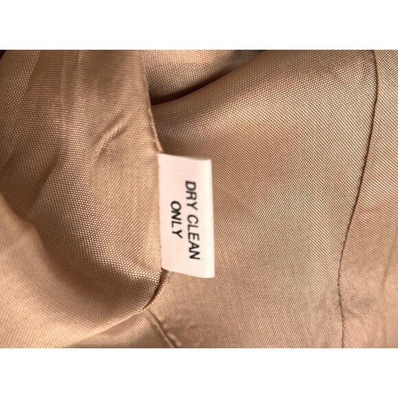 Kay Unger Classic sheath dress size 10 tweed silk lined godets sleeveless orange - Picture 11 of 11